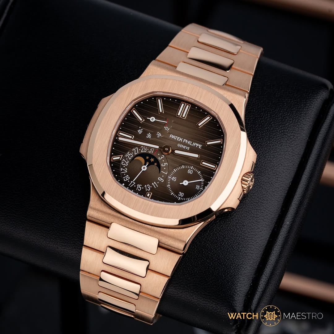 Big Daddy of all Pha₮eks rose gold Moon Phase! the Exclusive Edition